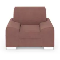Domo Sessel "Anzio", lila (malve), B:114cm H:85cm T:93cm, Sessel, Sessel, wahlweise mit Federkern