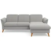 Sit&More Ecksofa SIT & MORE "Romero L-Form", silber, B:245cm H:91cm T:178cm, 90% Polyester 10%Polyamid, Sofas, Ecksofa, wahlweise mit oder ohne Relax-Funktion, Schlaffunktion, Bettkasten