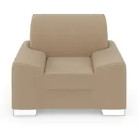 Domo Sessel "Anzio", braun (cappucino), B:114cm H:85cm T:93cm, Sessel, Sessel, wahlweise mit Federkern