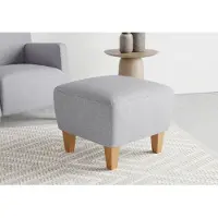 Sit&More Polsterhocker SIT & MORE "Bosse", silber, B:56cm H:46cm, Hocker, Polsterhocker