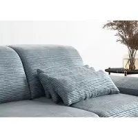 Sit&More Sofakissen SIT & MORE "Cabana", blau (blaugrau), B:65cm H:25cm T:10cm, 100% Polyester, Polsterauflagen, Sofakissen, wahlweise 2er- oder 3er-Nierenkissen-Set