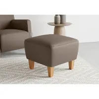 Sit&More Polsterhocker SIT & MORE "Bosse", braun (nuss), B:56cm H:46cm, Hocker, Polsterhocker