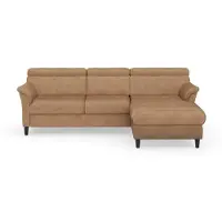 Sit&More Ecksofa SIT & MORE "Marano L-Form", braun (macciato), B:257cm T:166cm, 100% Polyester, Sofas, Ecksofa, inklusive Kopfteilverstellung, optional Schlaffunktion & Bettkasten