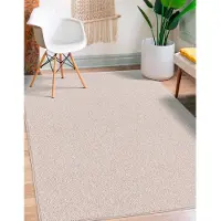 Merinos Teppich "Mix Art 180", beige, B:160cm H:4mm L:230cm, Polyester, Teppiche, Teppich, robuster Kurzflorteppich mit Flitzrücken, alle Räume