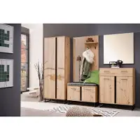 Inosign Spiegel "Sardinia", braun (artisan eiche), B:80cm H:80cm T:2cm, Holzwerkstoff, Spiegelglas, Spiegel, Spiegel