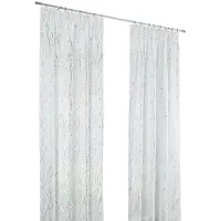 HEINE Gardine HOME Gr. 1, silber (silberfarben), B:140cm H:145cm, Polyester, Gardinen, Gardine