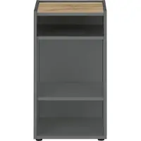 Home affaire Kommode "CiTY/GiRON", grau (anthrazit), B:40cm H:67cm T:40cm, Sideboards, Kommode, Aktenschrank, wohnliches Home Office, Breite 40 cm