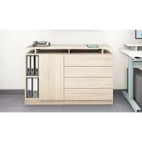 Borchardt Möbel Sideboard BORCHARDT MÖBEL "Vaasa", braun (sonoma eiche), B:135cm H:87cm T:35cm, Holzwerkstoff, Sideboards, Sideboard, moderne grifflose Optik, Push-to-Open-Funktion