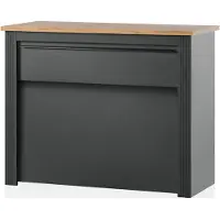 Kochstation Unterschrank "KS-Westminster", grau (grau dunkel), B:130cm H:105cm T:60cm, Schränke, Unterschrank, Küchentheke frei im Raum stellbar, Höhe 105 cm, exclusiv by Otto