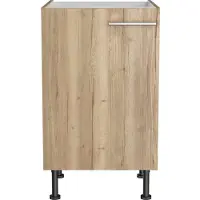 Optifit Spülenschrank "Klara", braun (wildeiche), B:50cm H:87cm T:58,4cm, Holzwerkstoff, Schränke, Spülenschrank, Breite 50 cm