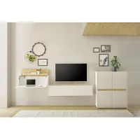 Home affaire Büromöbel-Set "CiTY/GiRON", weiß, B:360cm H:122cm T:40cm, Arbeitsmöbel-Sets, Büromöbel-Set, Home Office