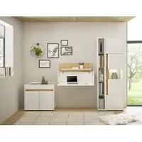 Home affaire Büromöbel-Set "CiTY/GiRON", weiß, B:270cm H:200cm T:40cm, Arbeitsmöbel-Sets, Büromöbel-Set