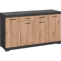 FMD Kommode "Bristol", braun (matera, artisan eiche), B:160cm H:89,9cm T:49,9cm, Sideboards, Kommode, Breite 160 cm
