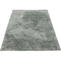 Carpetfine Hochflor-Teppich "Silky, auch als Läufer erhältlich", grün, B:200cm H:20mm L:290cm, Mikropolyester, Teppiche, Hochflor-Teppich, Shaggy, Langflor, uni, besonders weich, Handarbeit