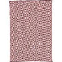 Carpetfine Teppich "Frida 202", rot, B:200cm H:7mm L:290cm, Polyester, Teppiche, Teppich, Wendeteppich, 100% recyceltem Material (PET), Flachgewebe, Sisal Optik