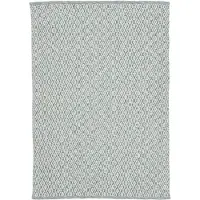 Carpetfine Teppich "Frida 202", grün, B:80cm H:7mm L:150cm, Polyester, Teppiche, Teppich, Wendeteppich, 100% recyceltem Material (PET), Flachgewebe, Sisal Optik