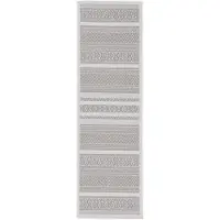 Carpetfine Teppich "Boho 101, auch als Läufer erhältlich", beige, B:75cm H:4mm L:200cm, Polypropylen, Teppiche, Teppich, robustes Flachgewebe, Sisal Optik, UV-beständig, In- und Outdoor