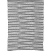 Carpetfine Teppich "Frida 203", grau, B:160cm H:7mm L:230cm, Polyester, Teppiche, Teppich, Wendeteppich, 100% recyceltem Material (PET), Flachgewebe, Sisal Optik