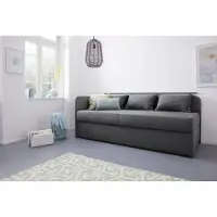 Maintal Polsterliege "Diana", grau (anthrazit), B:83cm, Komplettbetten, Polsterliege