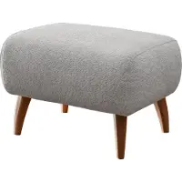 Home affaire Hocker "Baggio", silber (silberfarben), B:63cm H:45cm T:63cm, 100% Polyester, Hocker, Hocker, mit Holzfüßen