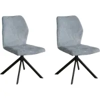 Otto Home Schalenstuhl "Hacienda", blau (eisblau, schwarz), B:49,5cm H:88cm T:63,5cm, Holzwerkstoff, Metall, Polyester, Stühle, Schalenstuhl, 2er Set