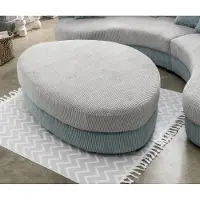 Inosign Polsterhocker "Limoncello", blau (aqua, silber), B:150cm H:38cm T:96cm, 100% Polyester, Hocker, Polsterhocker