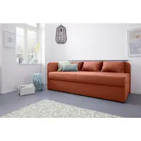 Maintal Polsterliege "Diana", orange (terra), B:93cm, Komplettbetten, Polsterliege