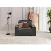 Otto Home Sessel "SHERWOOD Samtvelours Love-Seat", grau (anthrazit), B:120cm H:85cm T:86cm, 100% Polyester, Sessel, Sessel, passend zur Polster-Serie SHERWOOD