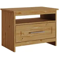 Otto Home Schuhbank "Lukas, Sitzbank, Sitzkommode", beige (natur), B:60cm H:45cm T:37cm, FSC-zertifiziertes Massivholz, Sitzbänke, Schuhbank, aus massiver Kiefer, mit dekorativen Fräsungen