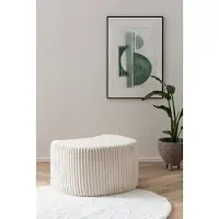 Home affaire Hocker "MAISIE Cord, passende Ergänzung Big-Drehsessel", beige (hellbeige), B:47cm H:45cm T:53cm, Hocker, Hocker, in 3 Farben
