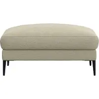 FLEXLUX Pouf "Belle Polsterhocker, Sitzhocker", beige (sandy beige), B:95cm H:43cm T:73cm, Poufs, Pouf, Skandinavisches Design, In hochwertiger Verarbeitung