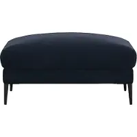 FLEXLUX Pouf "Belle Polsterhocker, Sitzhocker", blau (royal blau), B:95cm H:43cm T:73cm, Poufs, Pouf, Skandinavisches Design, In hochwertiger Verarbeitung