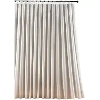 Weckbrodt Gardine "Webstore", weiß, B:260cm H:245cm, Polyester, Gardinen, Gardine, Webgardine, feste Falten,halbtransparent, nach Maß,Beschwerungsband