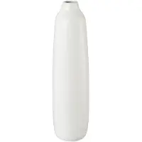 Creativ home Tischvase "Dekovase PRESENCE", weiß, H:40cm Ø:11cm, Keramik, Vasen, Tischvase, Vase aus Keramik, Höhe ca. 40 cm