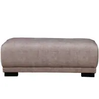 Home affaire Hocker "Langeland", grau (taupe), B:120cm H:47cm T:70cm, 100% Polyester, Hocker, Hocker, passend zur Serie "Langeland"