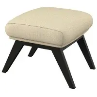 FLEXLUX Polsterhocker "Adria", schwarz, B:54cm H:41cm T:41cm, 100% Polyester, Hocker, Polsterhocker, Fuß schwarz, Fußhocker für Ohrensessel