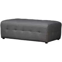 Home affaire Polsterhocker "Nosia", grau (anthrazit), B:120cm H:47cm T:70cm, 100% Polyester, Hocker, Polsterhocker, passend zur Serie