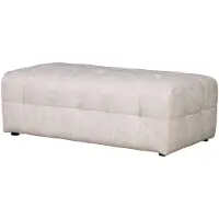 Home affaire Polsterhocker "Nosia", beige (creme), B:120cm H:47cm T:70cm, 100% Polyester, Hocker, Polsterhocker, passend zur Serie