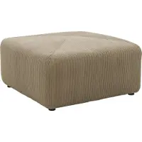 Home affaire Polsterhocker "Gerrid", braun (schlamm), B:85cm H:42cm T:85cm, 100% Polyester, Hocker, Polsterhocker, Cord-Bezug, passend zur Modulserie "Gerrid"