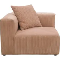 Home affaire Sofa-Eckelement "Gerrid", rosa (rose), B:108cm H:69cm T:108cm, 100% Polyester, Polsterelemente, Sofa-Eckelement, Cord-Bezug, Modul-Eckelement, auch einzeln stellbar