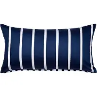 Janine Kissenbezug "modernclassic 39028-28", blau (nachtschattenblau), B:40cm L:80cm, Mako-Satin, Obermaterial: 100% Baumwolle, Kissenbezüge, Kissenbezug, mit Reißverschluss