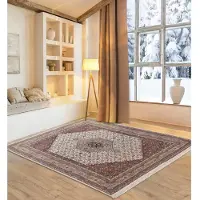 Otto Home Orientteppich "BB Oriental, handgeknüpft" rechteckig 12 mm Höhe reine Wolle, orientalisches Design, mit Fransen, Wohnzimmer