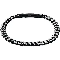 Amor Armband "2037352", schwarz, Armbänder, Damen, 21cm, Edelstahl, Armband