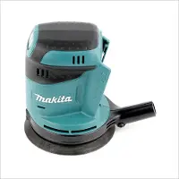 Makita DBO 180 RYJ 18 V Akku Exzenterschleifer + 2x Akku 1,5Ah + Ladegerät + Makpac