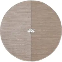 Sehrazat Teppich "LIMA, auch als Läufer" rund 10 mm Höhe Kurzflor, Linienstruktur, leichter Glanz, Wohnzimmer