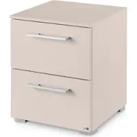 Set One By Musterring Nachtkommode "Henderson", beige (champagner), B:40cm H:49cm T:42cm, Holzwerkstoff, , Sideboards, Nachtkommode, In 4 Farben erhältlich, Schubladen inkl. Selbsteinzug und Dämpfung