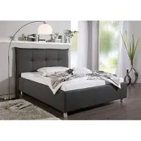Maintal Polsterbett "Portneuf", grau (anthrazit), B:113cm H:115cm L:211cm, Betten, Polsterbett, Bettseiten zerlegt, ohne Bettkasten