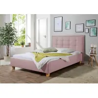 Maintal Polsterbett "Retlaw", rosa (flamingo), B:118cm H:105cm L:213cm, Betten, Polsterbett, Bettseiten zerlegt, ohne Bettkasten
