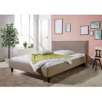 Maintal Polsterbett "Gustine", braun (hellbraun), B:116cm H:101cm L:211cm, Betten, Polsterbett, Bettseiten zerlegt, ohne Bettkasten