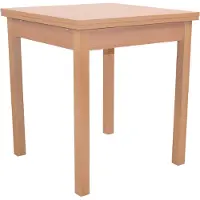 HOFMANN LIVING AND MORE Esstisch, beige (buche, nachbildung, buche, nachbildung, buche, nachbildung), H:75cm T:67cm, , Tische, Esstisch, ausziehbar